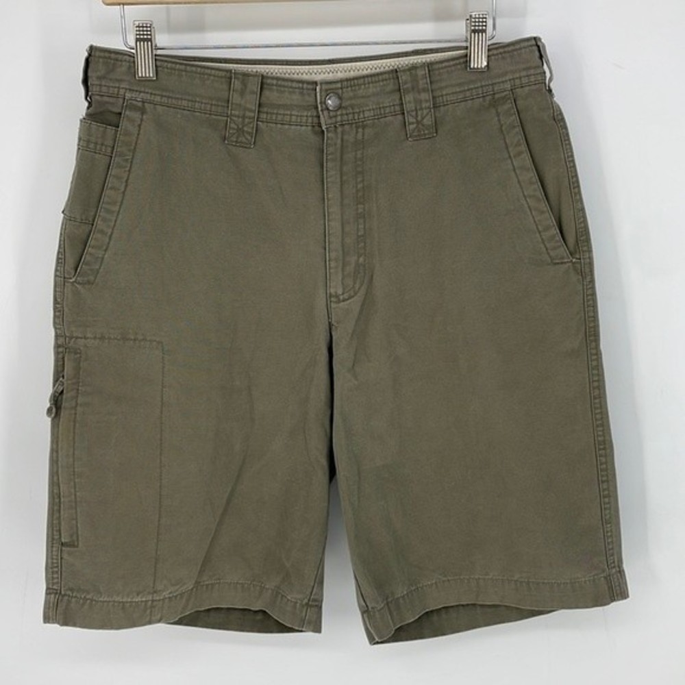 COLUMBIA outdoor shorts army green size 30 men's